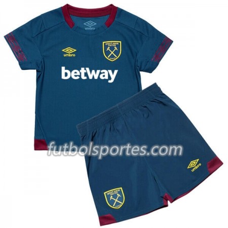 Camisetas West Ham United Niño Segunda Equipacion 2018/2019